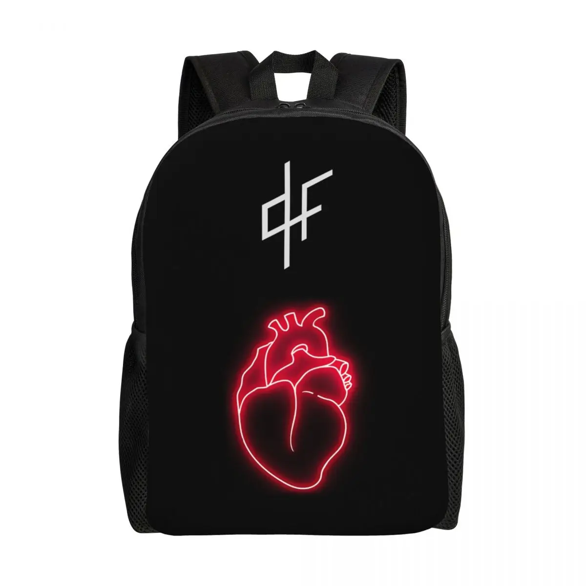 

PNL QLF Рюкзак для ноутбука Rapper Singer HEART для женщин и мужчин, повседневная сумка для книг для студентов колледжа, сумка