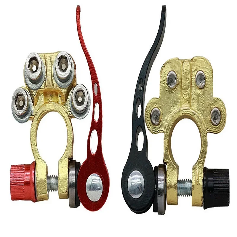 1 Pair Quick Disconnect Car Cable Connector Battery Bearing Main Cable Post Clamp Terminal Car Accessories