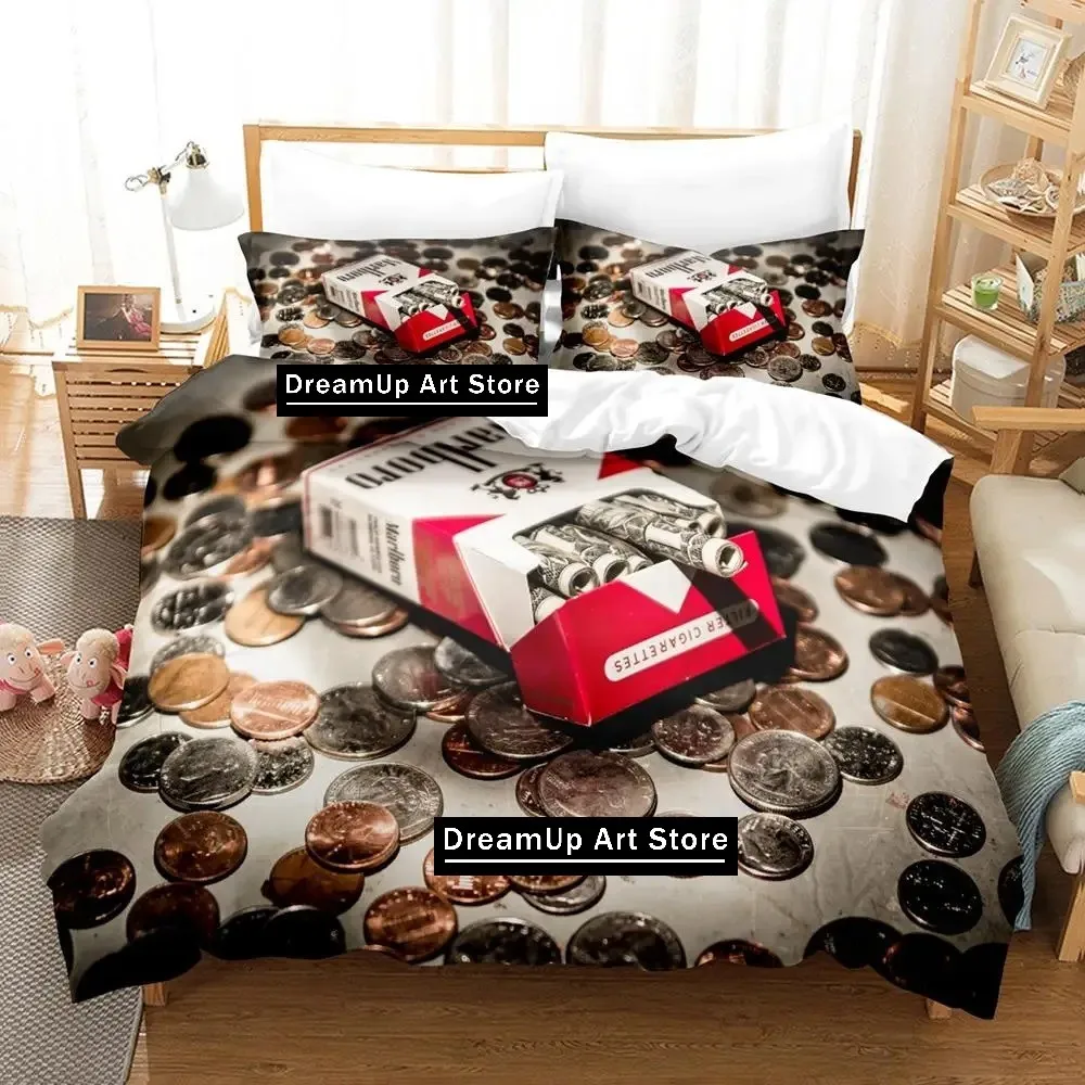 All countries Money Bedding Set Quilt Cover Bed Cover with Pillowcase Twin Single Queen King Size Boys Adult Home Textile