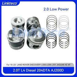 Engine Piston & Piston Rings Set Fit 2.0 L T 204DTD AJ200 Diesel For Land Rover Discovery Range Evoque Jaguar E-PACE 2.0T Diesel