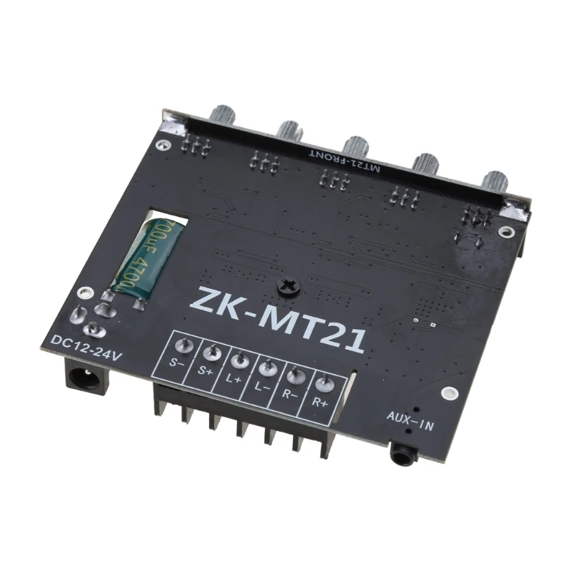 1 Piece Channel Bluetooth-compatible Digital Power Amplifier Module ZK MT21 5.0 Power Home Theater Stereo