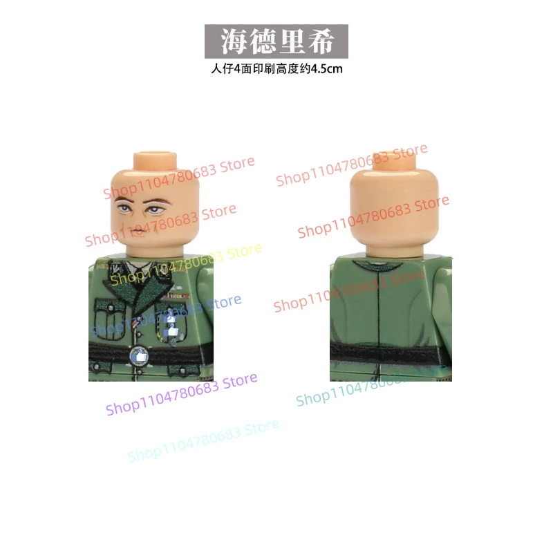 

MOC Военные новые строительные блоки, куклы, немецкие генеральные офицы, вставные игрушки, подарки и украшения, коллекционные предметы.