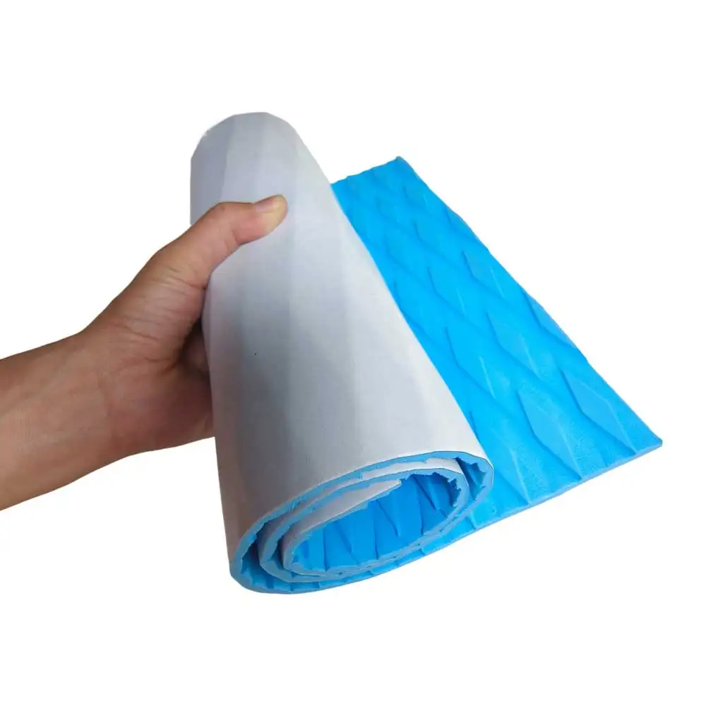 1pc 25.5*10.6 polegada eva auto adesivo almofada de tração de surf surf wakesurf sup antiderrapante deck grip pet esteira surf cauda almofada adesivo