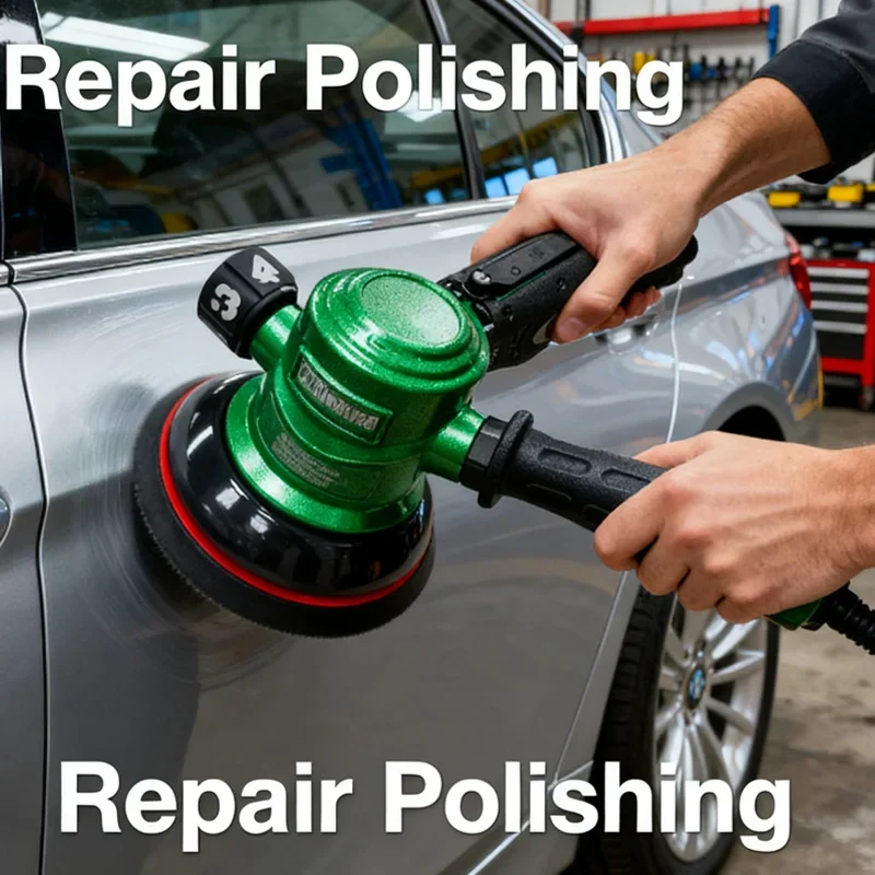 High-Speed Pneumatic Car Polisher Convenient Auto Polishing Random Orbital Sander for Woodworking Air Sandpaper Grinder Grinding