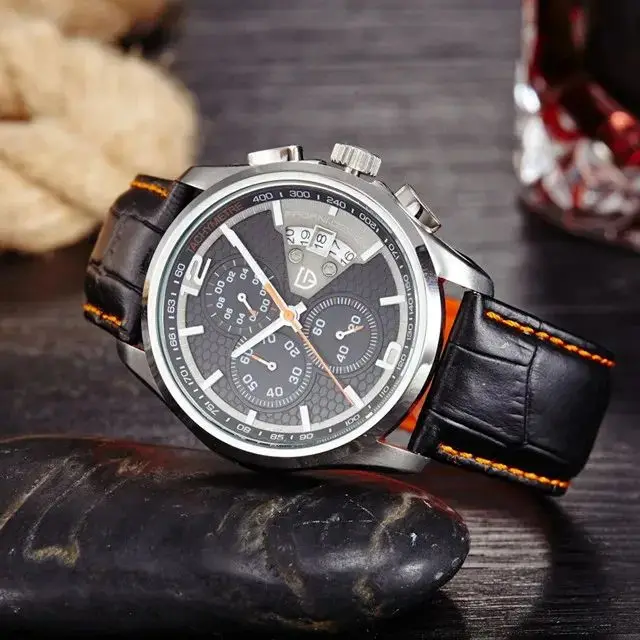PAGANI DESIGN 2026 New Men Quartz Military Watches Chronograph Calendar Date 30m Waterproof High Quality Luxury Brand reloj homb