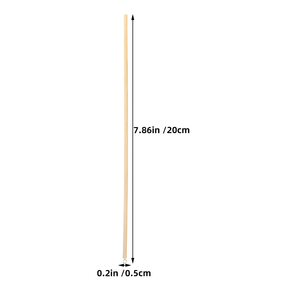 30 peças hastes de acessórios para fantoche de sombra bege 20cm para iniciantes e entusiastas engolham em kit de fantoche de sombra de arte antiga