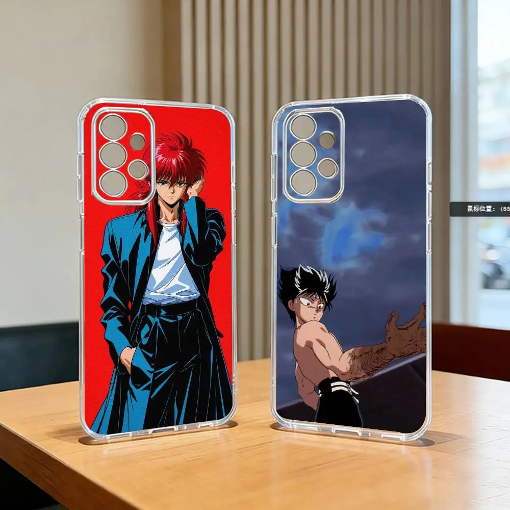Anime Yu Yu Hakusho cool-l Phone Case For Samsung S25,S24,S21,S22,S23,S30,Ultra,S20,Plus,Fe Transparent Cover