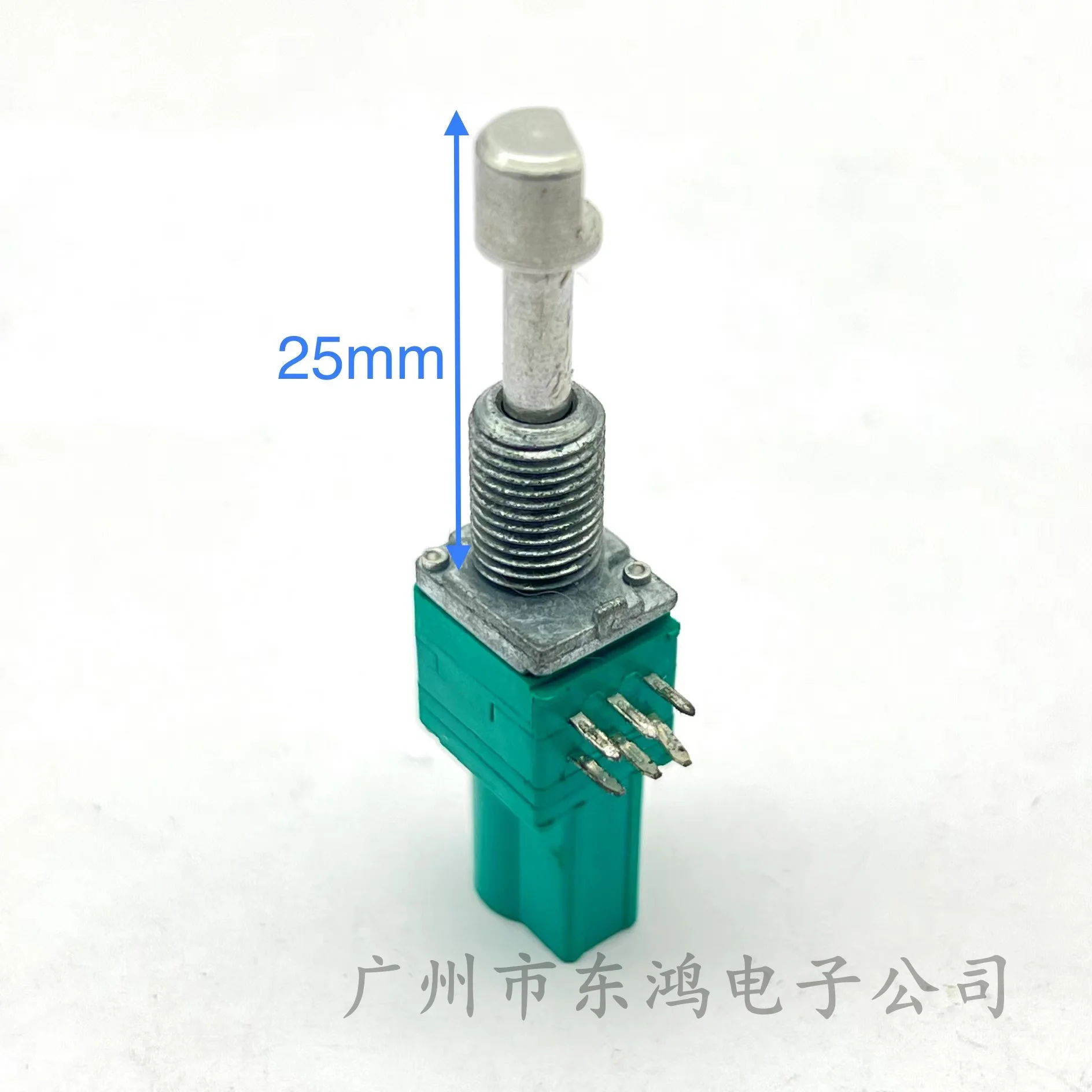 1 PCS RK097G telescopic dual potentiometer B50K, handle length 17MM