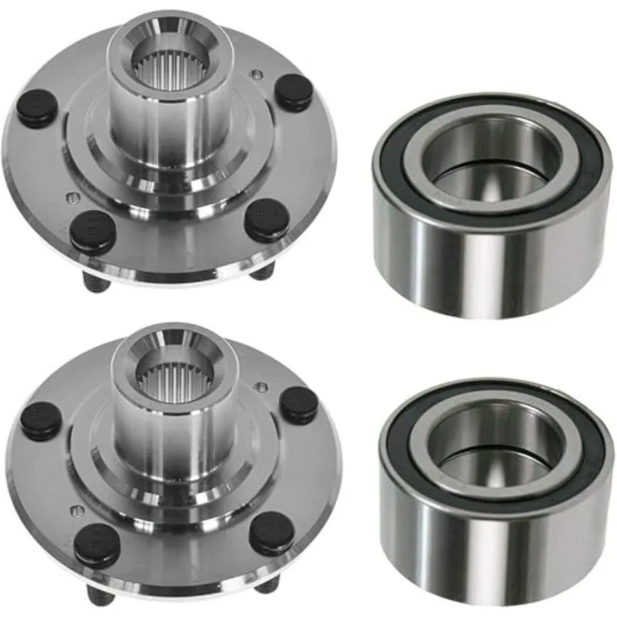 

2 Front Wheel Hub Wheel Bearing Repair Kits Left and Right Compatible with 20122018 Ford Focus CMax for Reliable Performance an