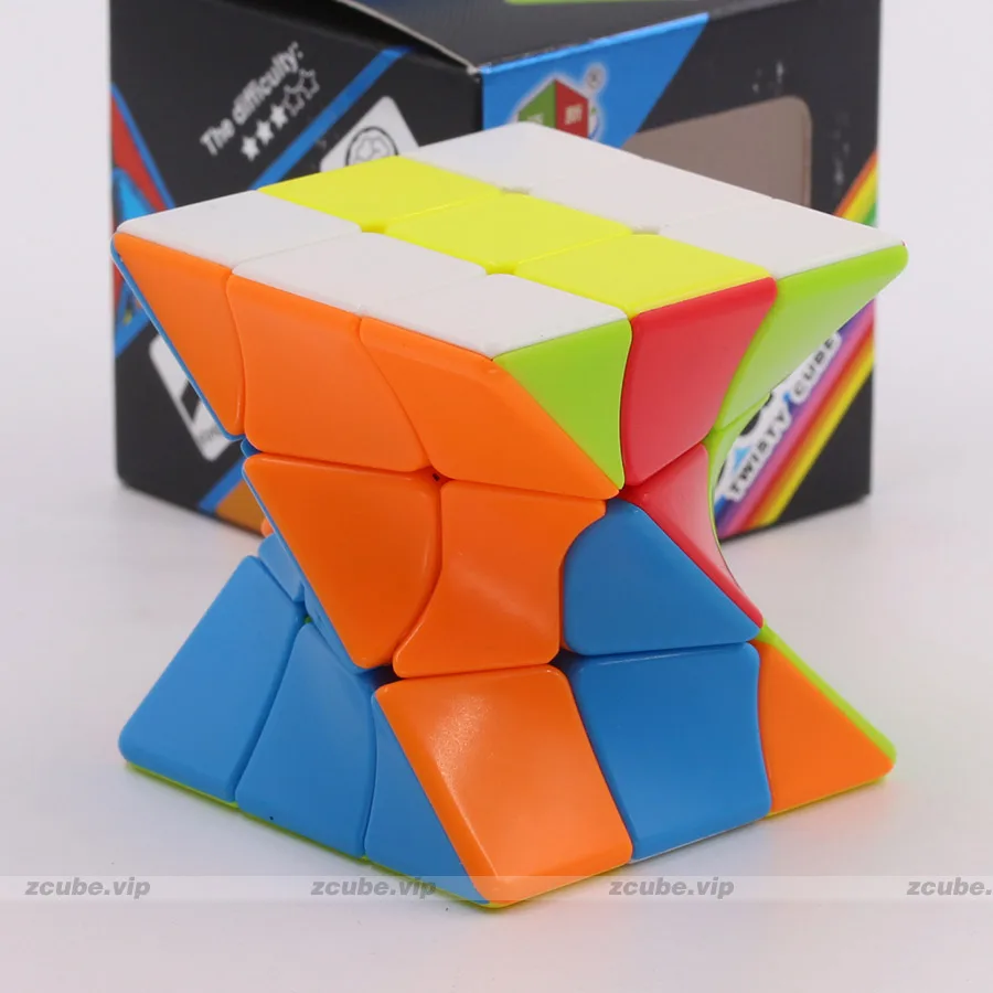 FanXin cubo mágico Twist Skew, rompecabezas sin pegatinas 3x3x3, rompecabezas Ziicube de velocidad educativo profesional, juego de juguetes 3x3