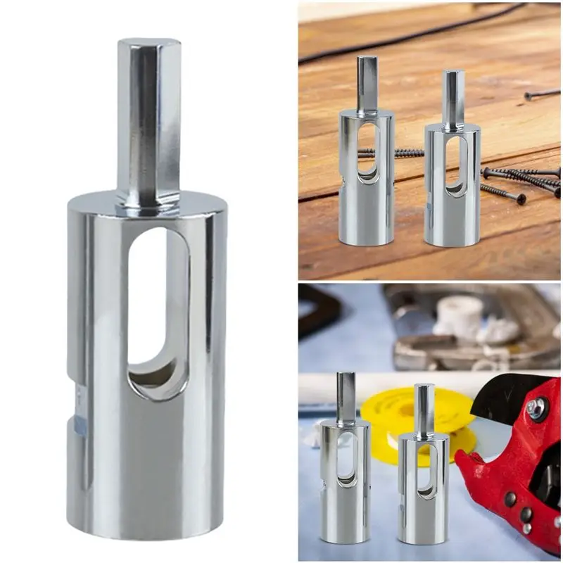 AS63-Twisted Fencing Gauge Tool EZ Drill Chuck 9/11 Gauge Twist Ties Cable Wire Drill Tool For Easy Fence Wire Making
