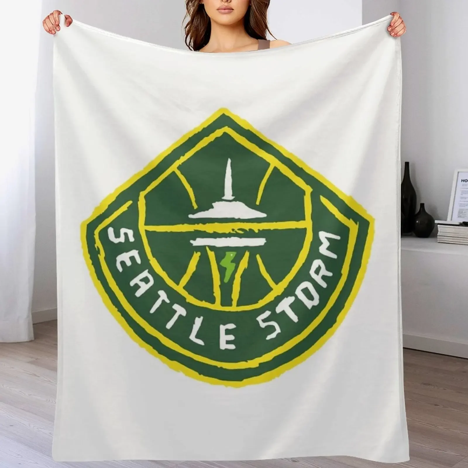 

Seattle Stoooorm Throw Blanket Plaid Decorative Sofa Blankets
