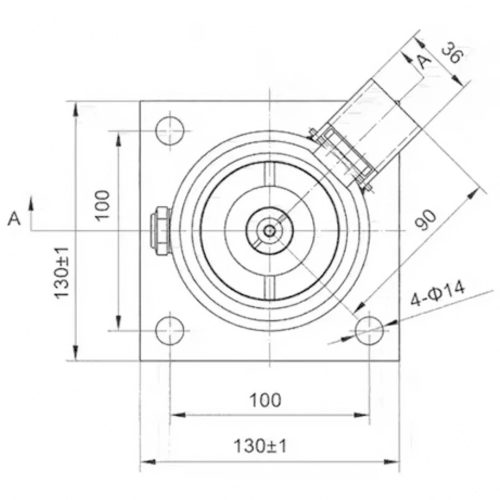 FUDA For KONE Elevator Hydraulic Oil Pressure Buffer YH45 YH46 YH47 YH48 YH49 1 Piece