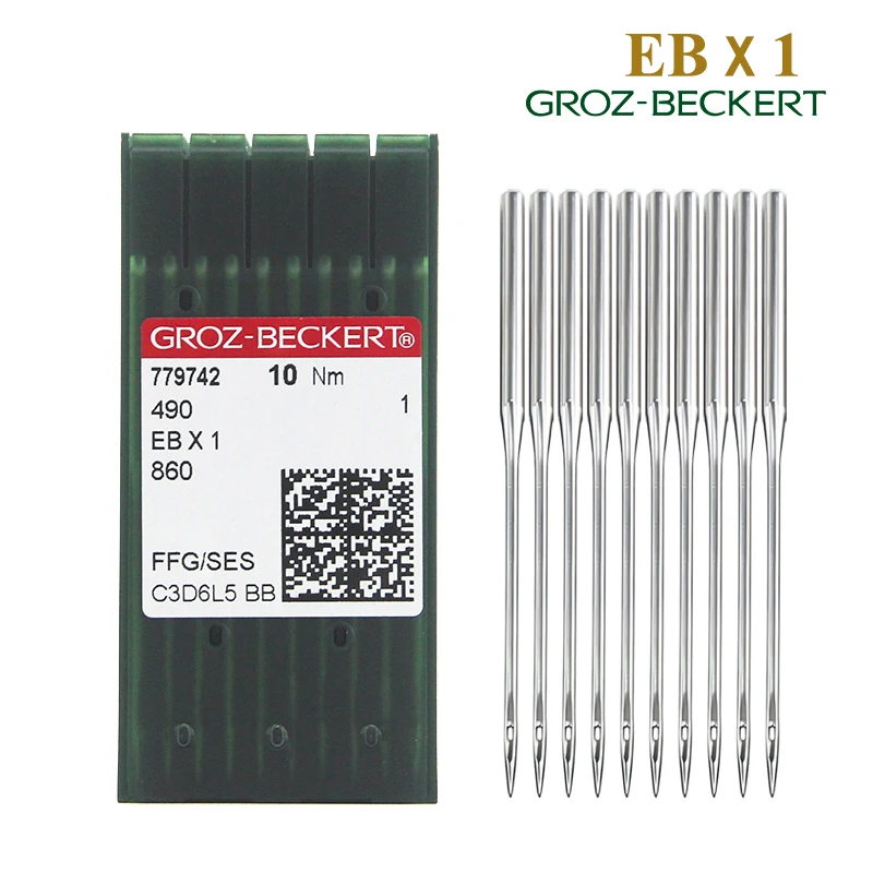 

100 PCS EBX1 Groz-Beckert Sewing Needles For Quilting Sewing Machine Accessories,490,860