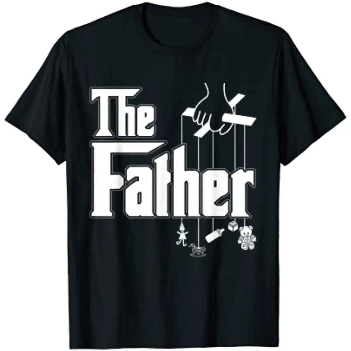 

Mens The Father New Daddy Expecting Baby Gift T-Shirt Vintage T Shirt Oversized T Shirt Casual Cotton Daily Four Seasons