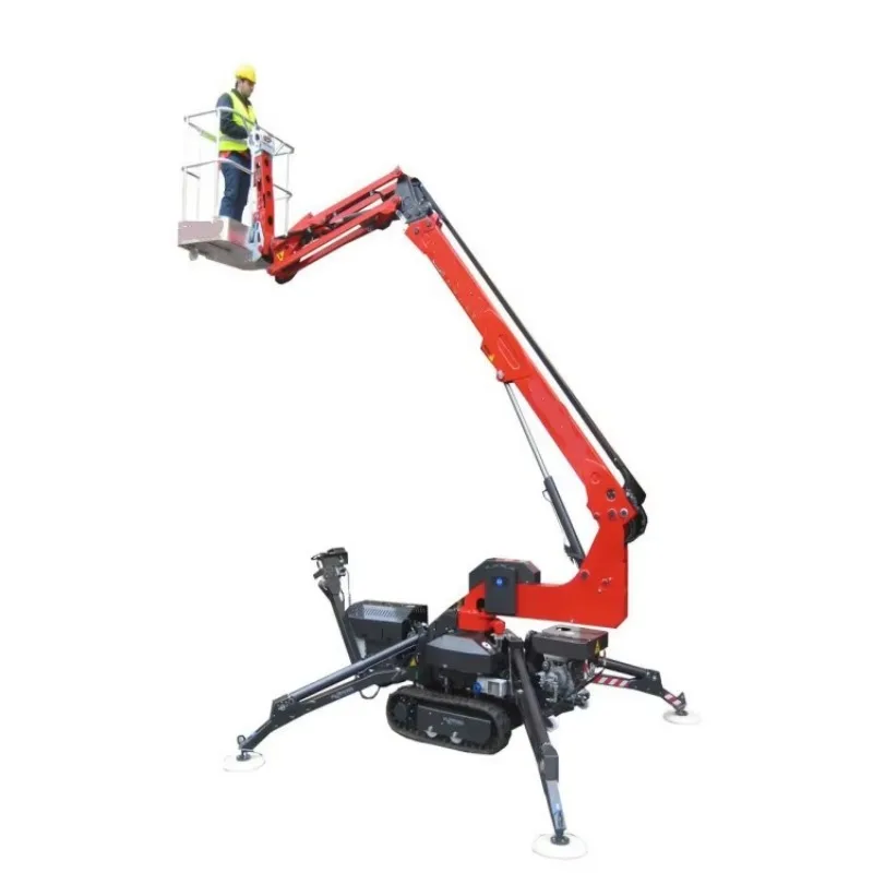 Telescopic Articulated Boom Lifts Aerial Work Lift Platform Spider Lifts  Self-propelled Manlift