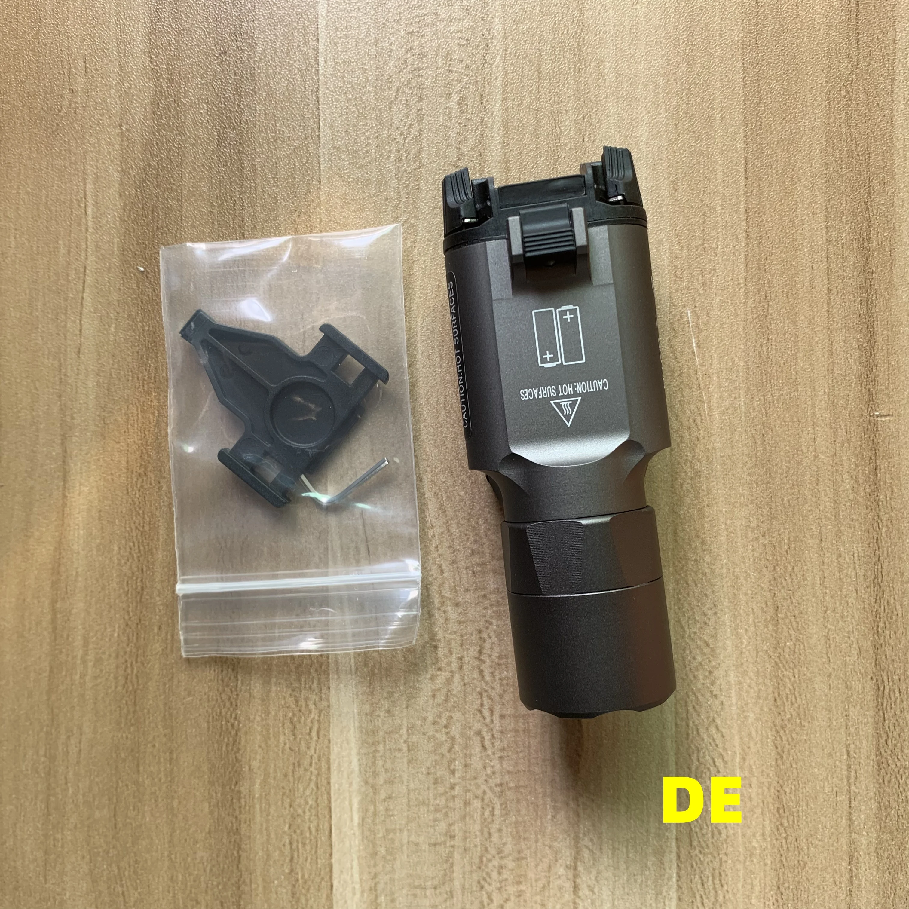 Taktisches Pistolenlicht Metall LED Stroboskop Scout-Licht X300-Stil Passend für 20mm-Schiene für Airsoft-Spielzeugpistole G17 Jagd – Detail 6