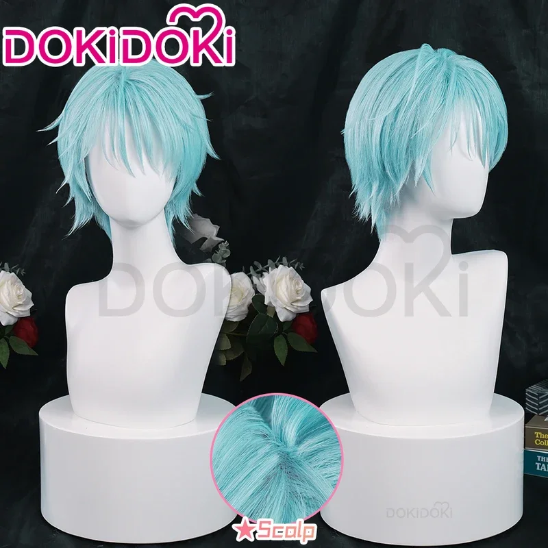 IN STOCK Okazaki Shinichi Wig Cosplay Anime NANA Cosplay Doki Men Short Blue 30cm Wig Okazaki Shinichi Fluffy Wig Free Cap