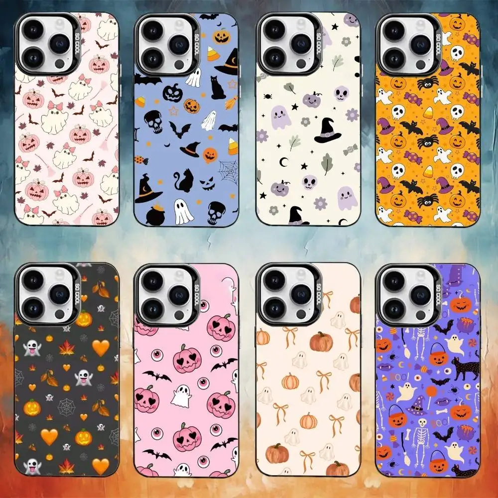 

Festive Halloween Phone Case For iPhone17,16,15,14,13,12,11 Plus,Pro Max Black Candy Matte Shockproof Cover