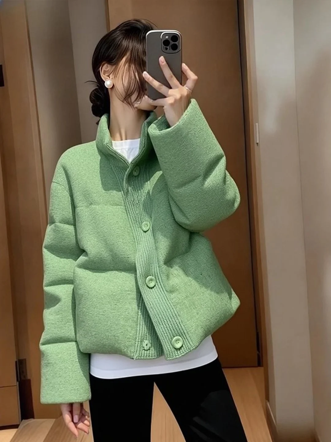 

Sli ort Puffer Jaet Женское пушистое зимнее пальто Thi Верхняя одежда Ele Sle Du down Filling Ci Casual