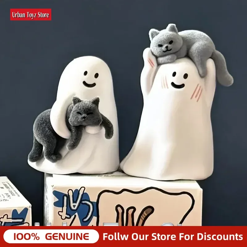 

In Stock 52toys Original Ghody Behold My Cat Series Blind Box Kawaii Noctilucent Desktop Ornament Surprise Box Gift