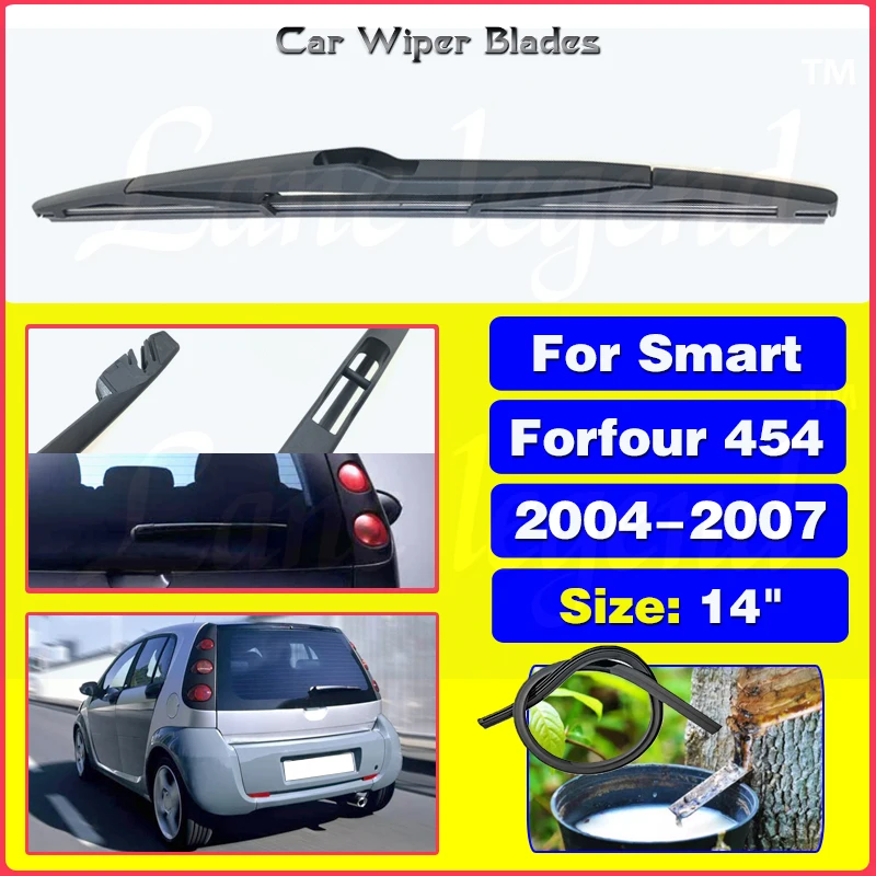 

14" Rear Window Windshield Windscreen Washer Wiper Blade For Smart Forfour 454 2004 - 2007 Car Accessories Accsesories