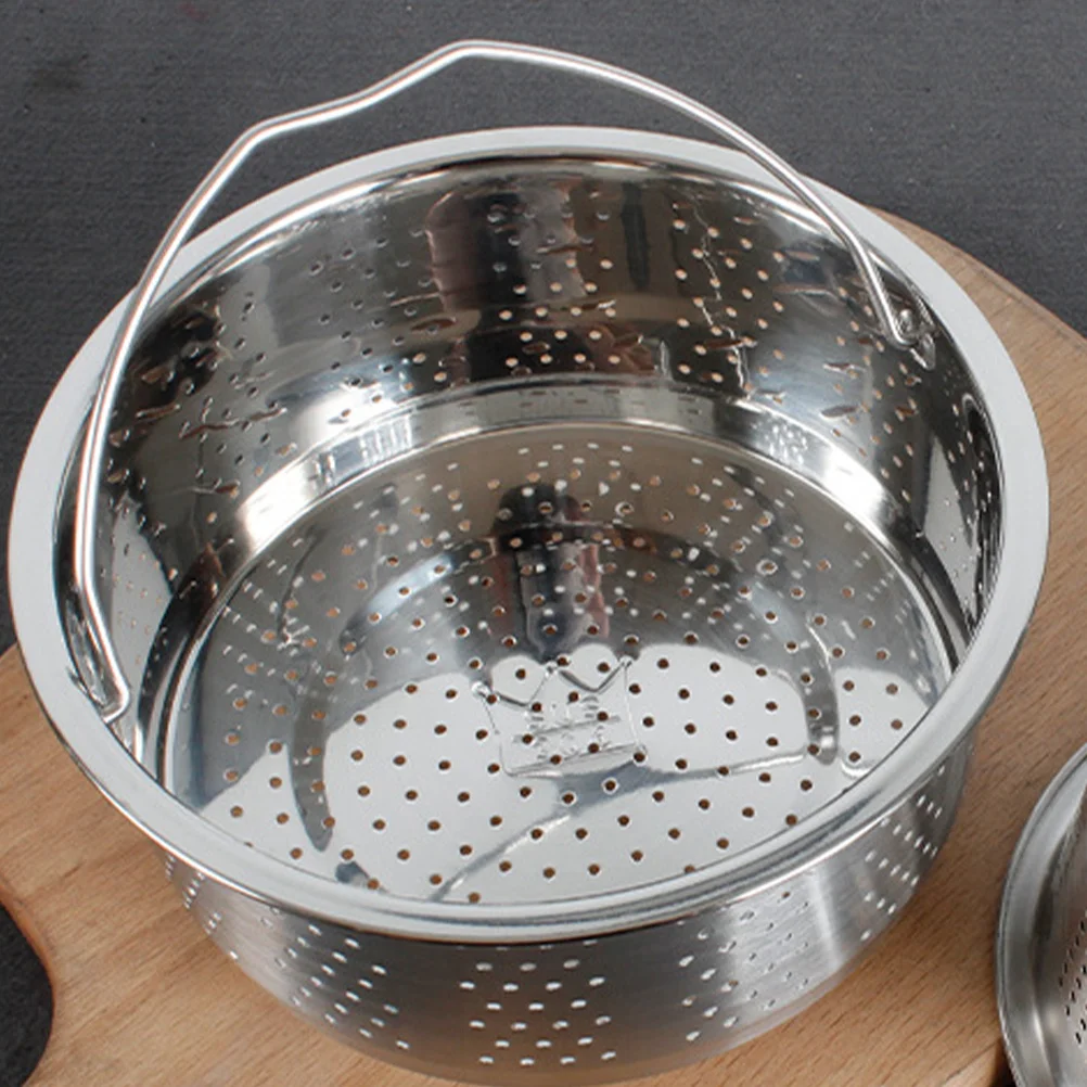 

Stainless Steel Steaming Basket Round Metal Food Steamer For Pot Multi-Function Vegetable Steam Rack Rice Cooker Accessory