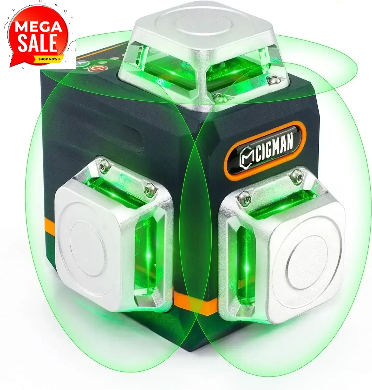 

Хит продаж: Лазерный нивелир 3x360 3D с зелеными линиями для строительства и подвешивания картин, перезаряжаемая батарея, пульт ДУ