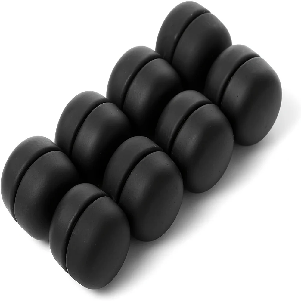 Magnetische Anstecknadeln | Schwarze Runde Clips für Damenkleidung & Muslimische Hijabs - Vielseitig für Nähen und Stricken – Detail 1