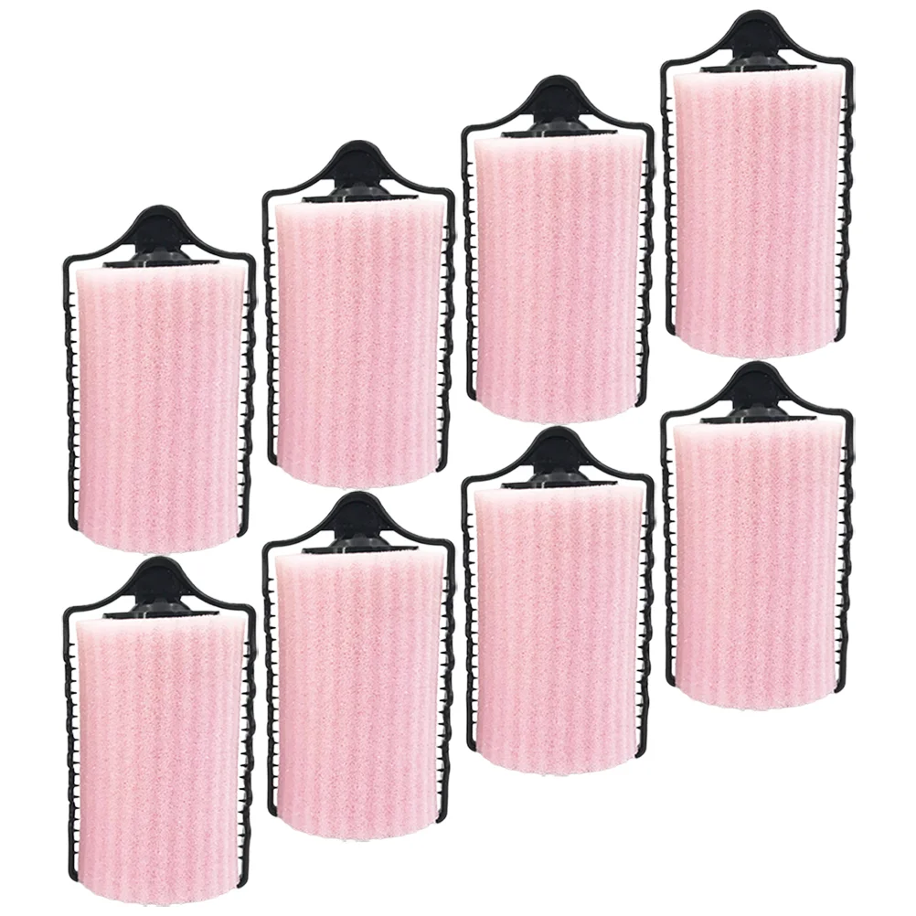 

8 Pcs Tool Sleeping Curly Hair Women's Claw Clips Sponge Rollers Plastic Foam