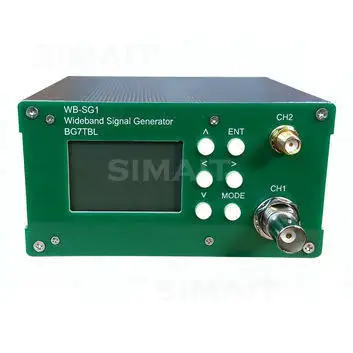 WB-SG1 1Hz-8GHz Wideband RF Signal Generator | Portable with Built-in Battery | Channel 1: 1Hz-200MHz, Channel 2: 35MHz-8GHz
