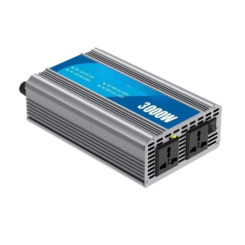 3000W inverting 12V DC to 220V 110V AC converter for home, RV, truck, off-grid solar inverters