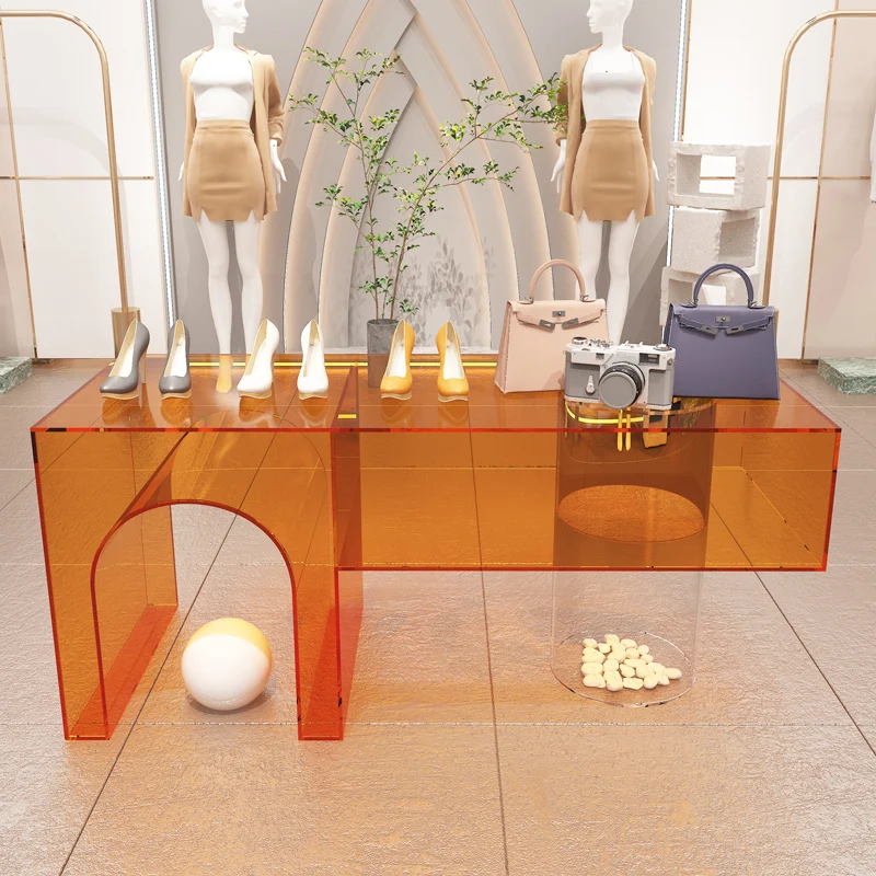 HHHHAcrylic Display Table Shoe Store Display Stand Store Display Props