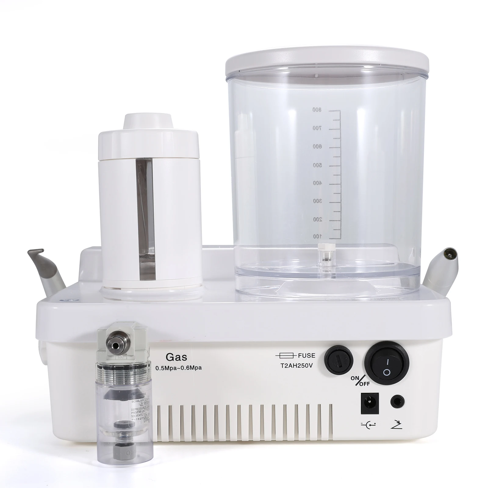 Dental LED Ultrasonic Scaler 2IN1+Air Polisher Sandblasting Ultrasonic Periodontal Therapy System Hygiene Prophy Jet DQ40