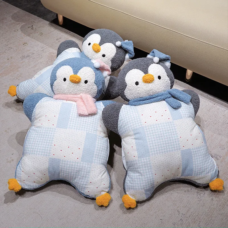 

Ins Kawaii Fluffly Cute Animals Plush Toy Cartoon Soft Stuffed Animals Penguin Cute Cushion Healing Pinch Room Decor Girls Gifts
