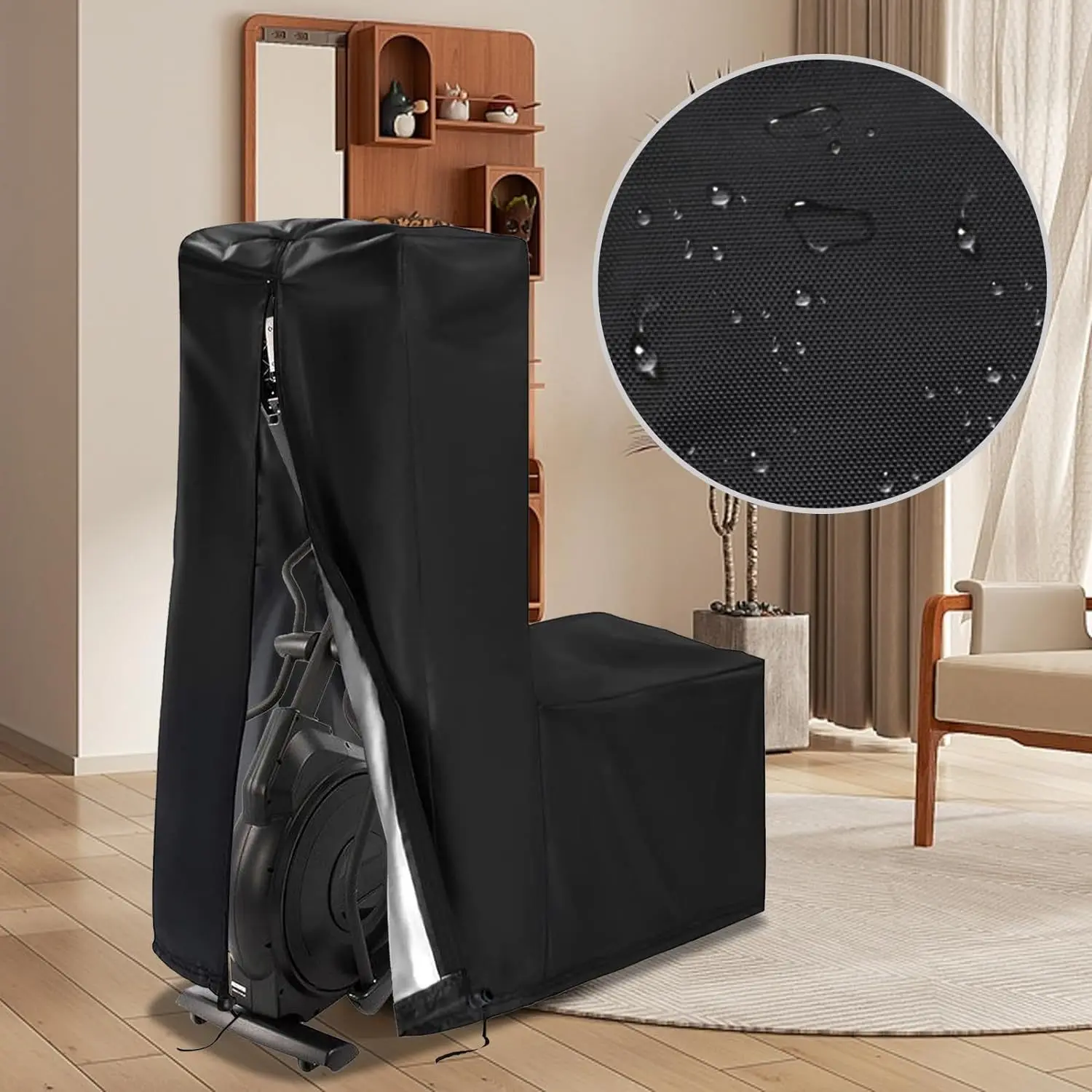 Elliptical Exercise Machine Cover for Indoor & Outdoor, Home Elliptical Fitness Machine Protective Cover Waterproof & Dustproof
