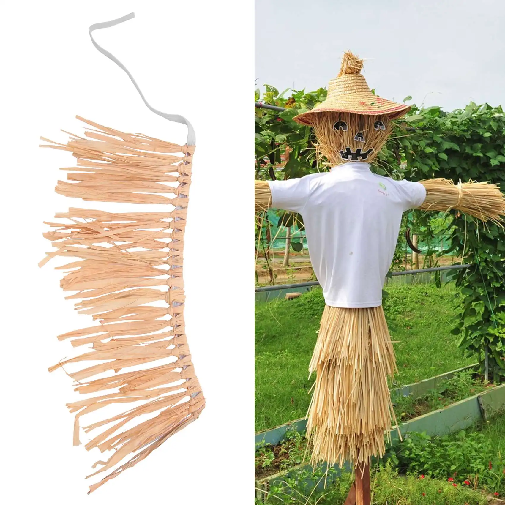 New Scarecrow Kit Scarecrow Costume Accessories Decoration Neck Arm and Ankle Ties for Party Accessory Halloween Decoration