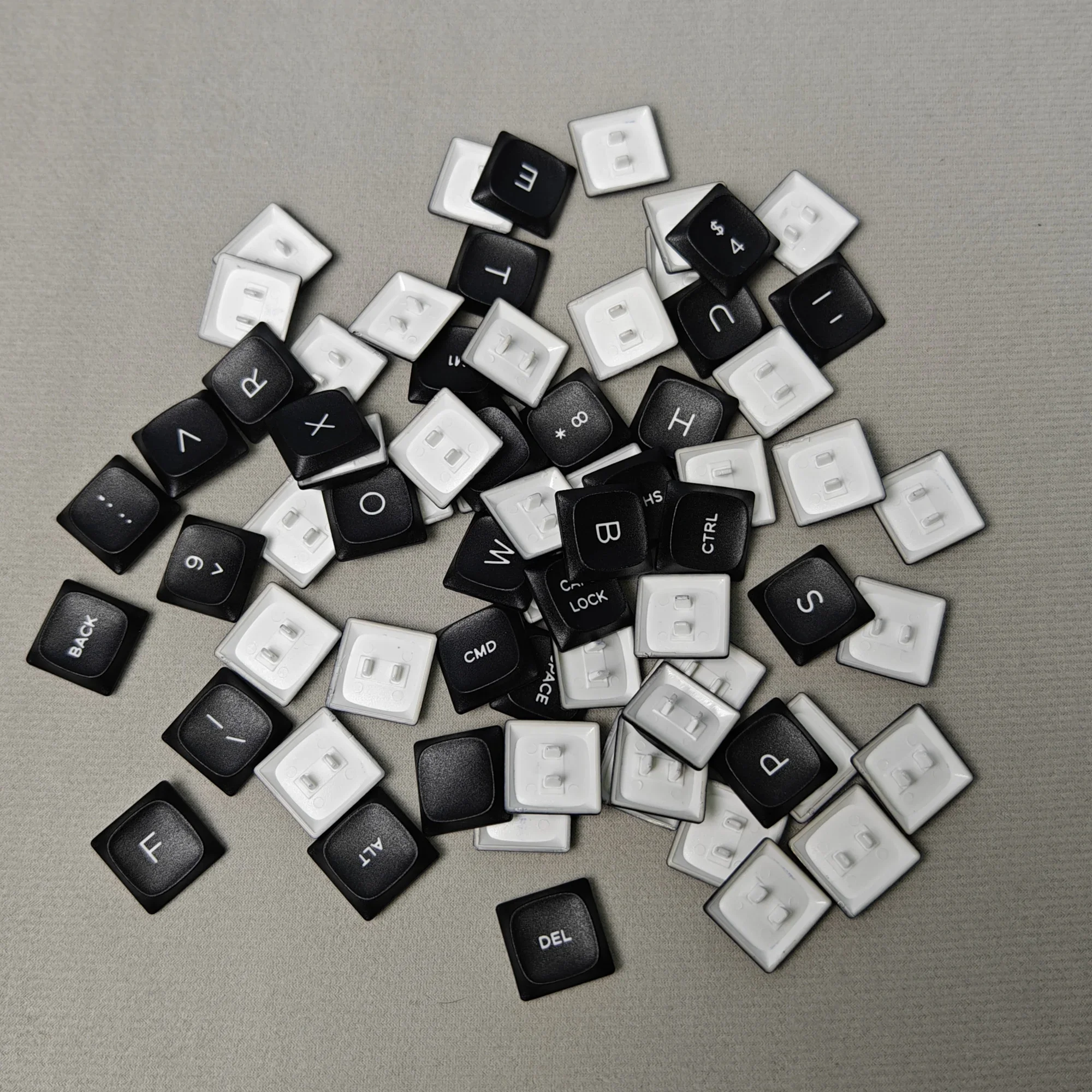 sofle choc แยกคีย์บอร์ด keycaps 46key Ergonomic Custom choc v1 คีย์บอร์ด keycaps Corne-low profile สนับสนุน Vial 70 1u keycaps