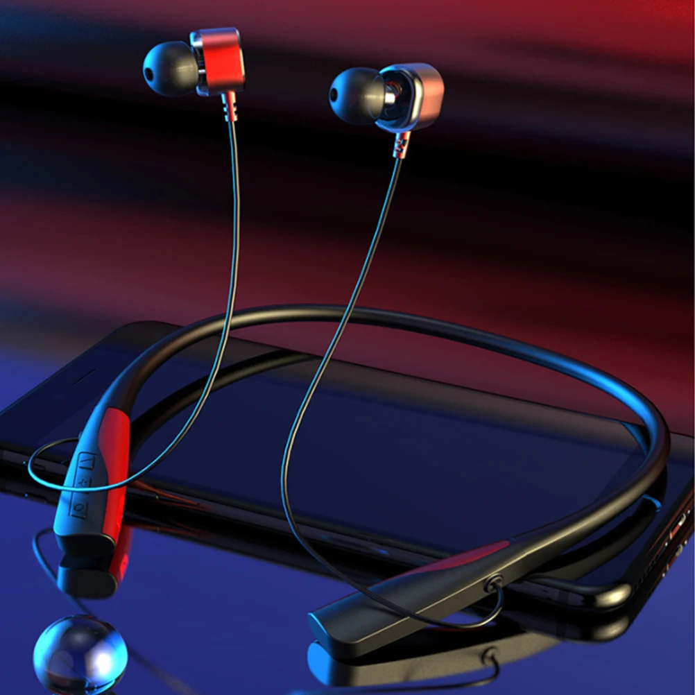 

Headphones Neck Hanging Comfortable Wireless Sports Earphone Waterproof IPX5 Magnetic Stereo Sound Control