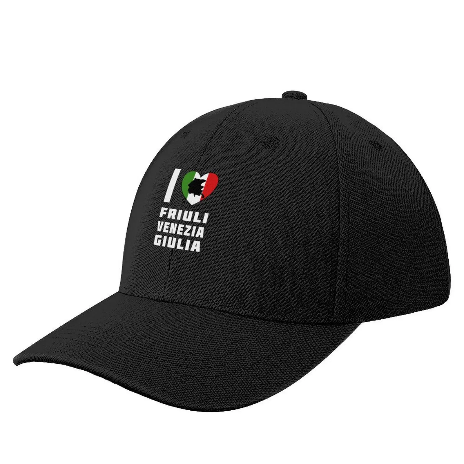 I Love Friuli Venezia Giulia - I Heart Friuli Venezia GiuliaCap Baseball Cap Hat Luxury Brand Women's Hats For The Sun Men's