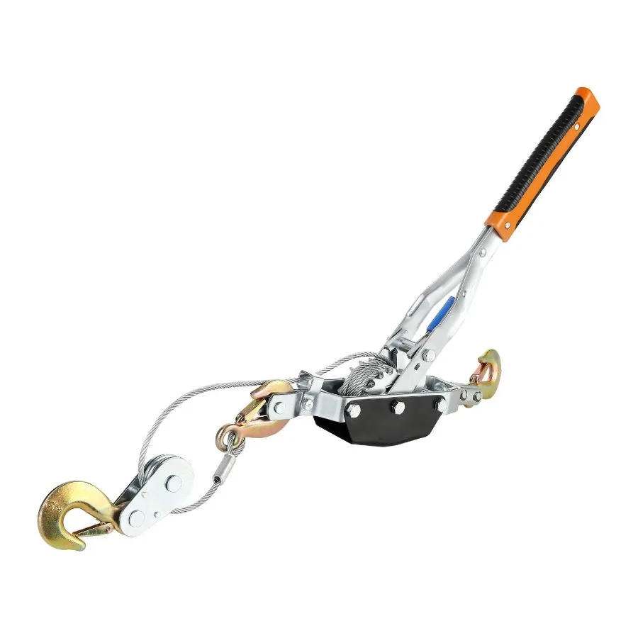 

Come Along Winch 5 Ton 11 023 lbs Pulling Capacity 11.5 ft Steel Cable 3 Hooks Heavy Duty Ratchet Power Puller Tool with Dual