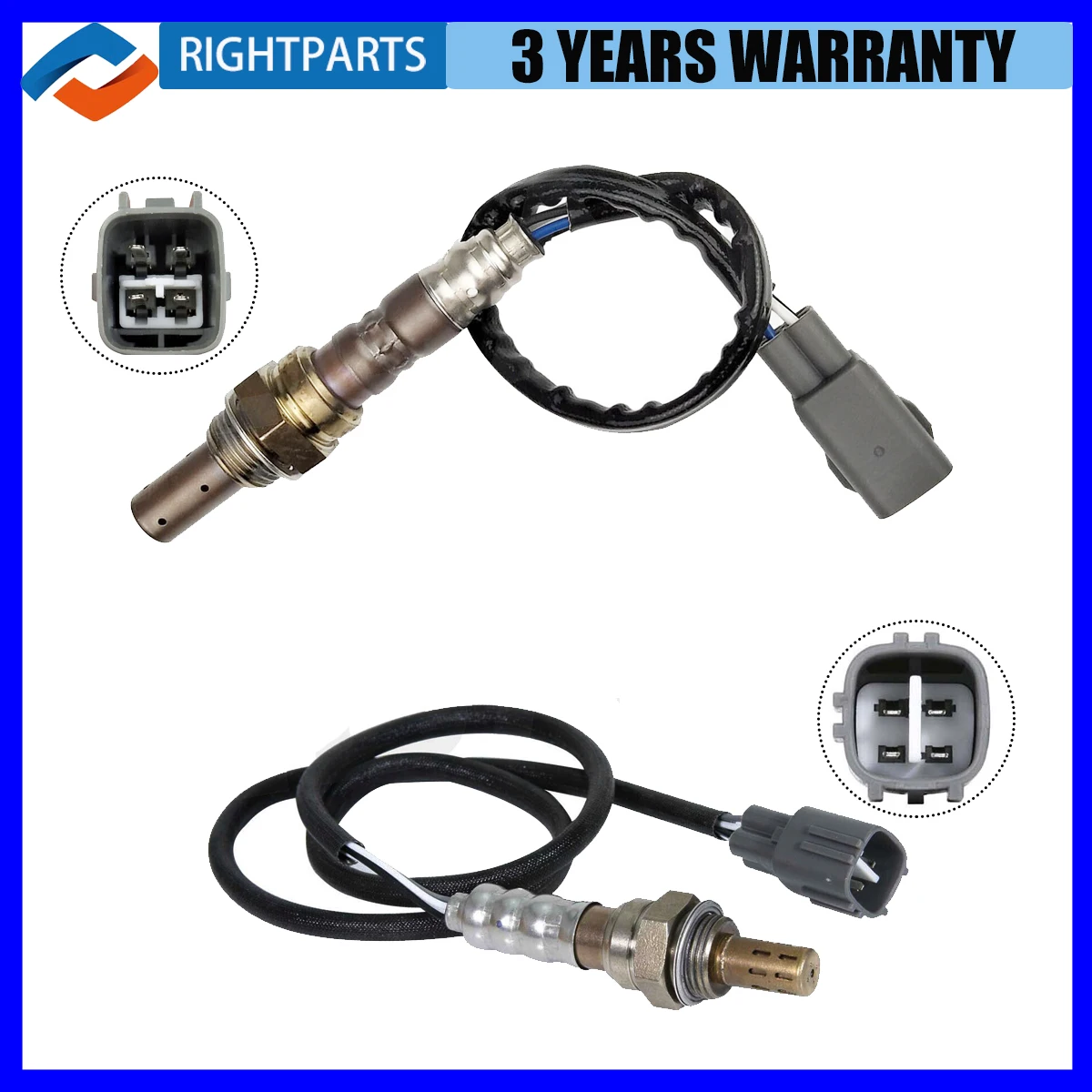 2PCS Upstream & Downstream O2 Oxygen Sensor For Toyota RAV4 2.0L 2001 2002 2003 Air Fuel Ratio Sensors Auto Accessories