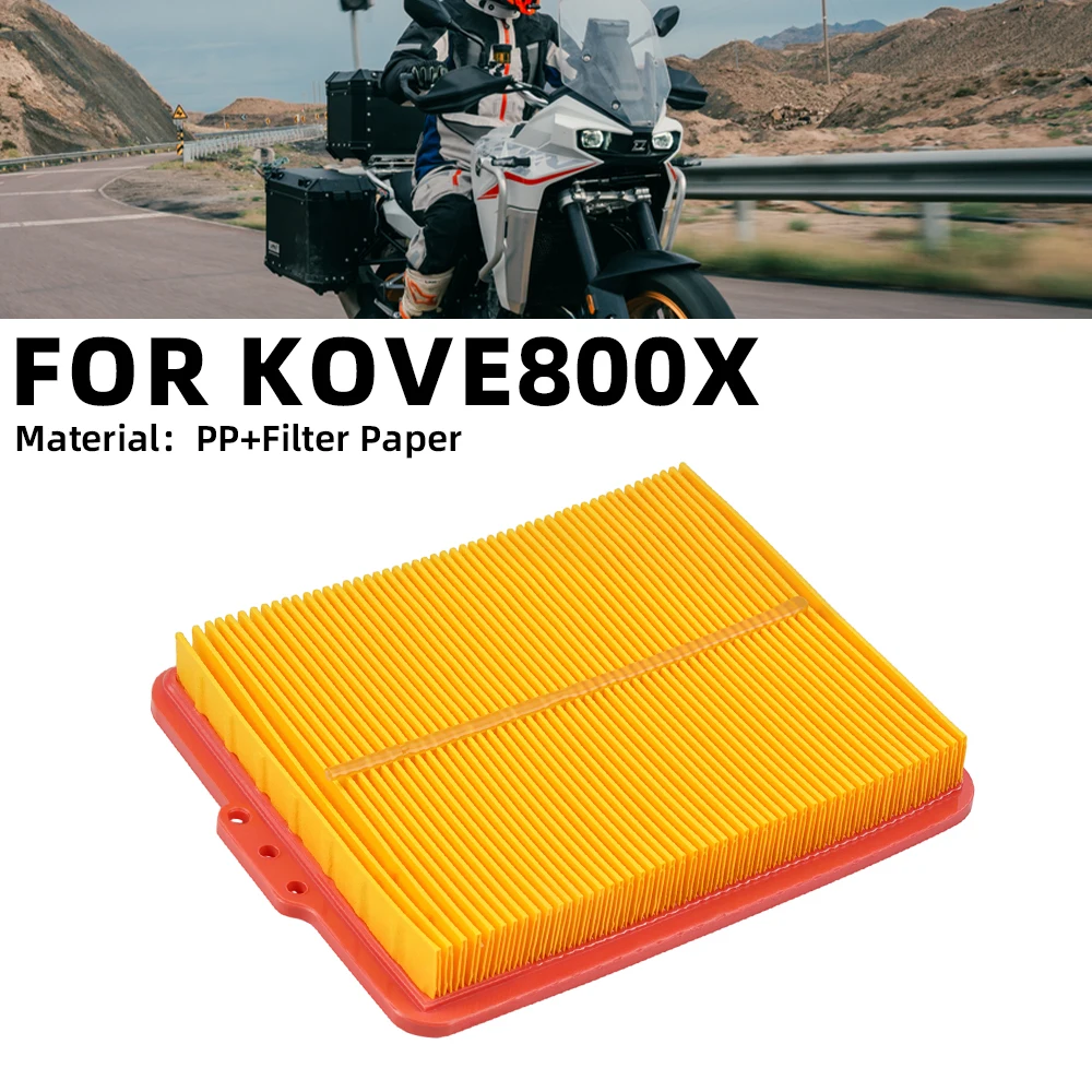 For KOVE 800X Colove 800X High Flow Air Filter Element Rally Cleaner PP Paper Replacement Durable Off-road Motorcycles Parts