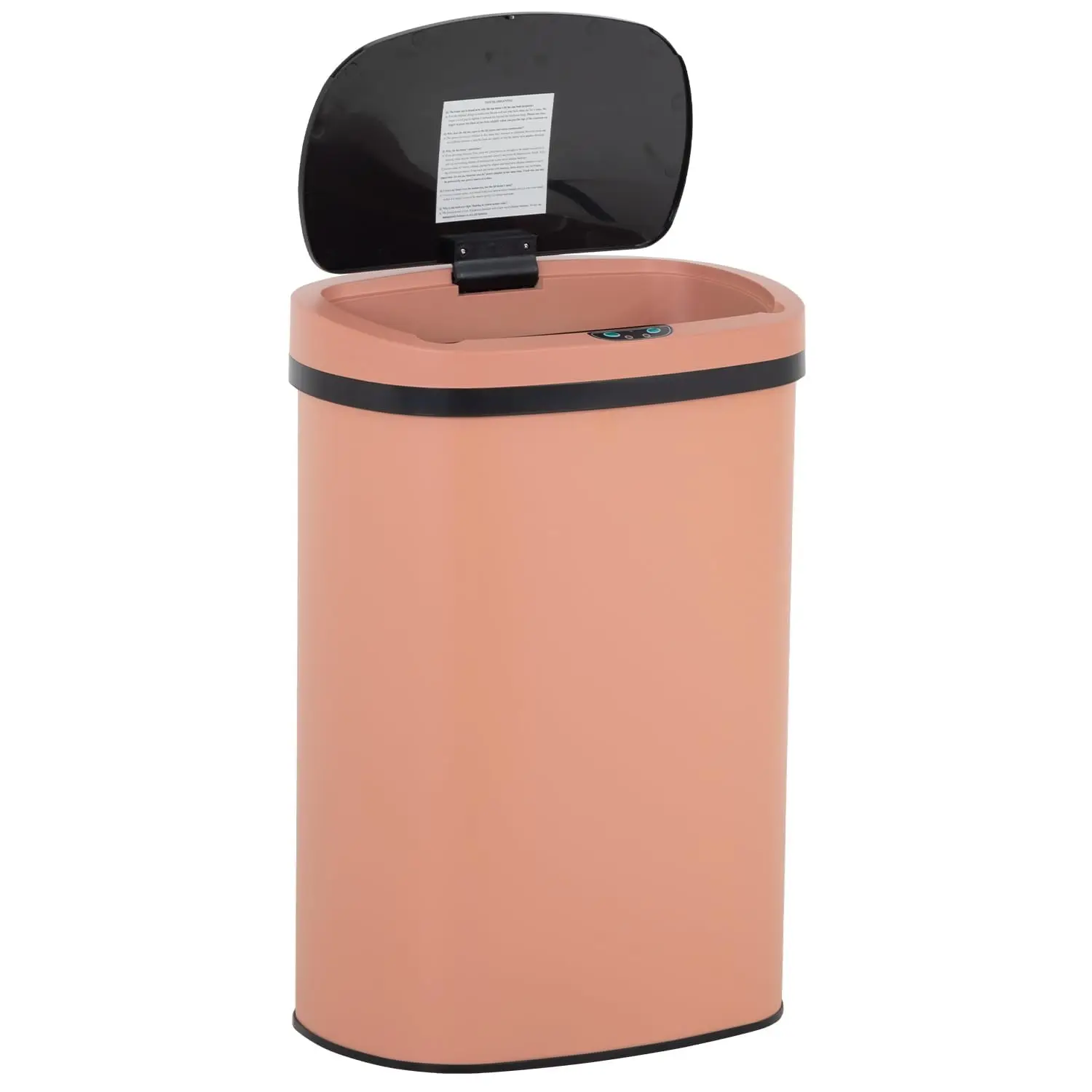 

13 Gallon/50 L Kitchen Trash Can with Lid, Stainless Steel Garbage Can with Touch-Free Lid, Cute Trash Can, Customized