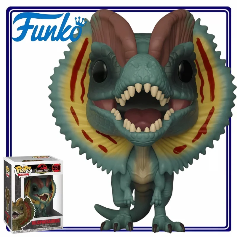 Funko Pop Jurassic Park Dilophosaurus Chase Vinyl Figure Dinosaur Collectible Desktop Ornament Home Decor Gift for Movie Fans