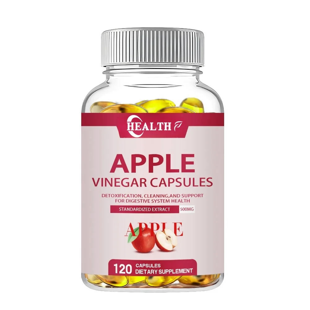 HEALTH Minch Apple Cider Vinegar Capsules 400mg Natural with Cinnamon Ginger Detox