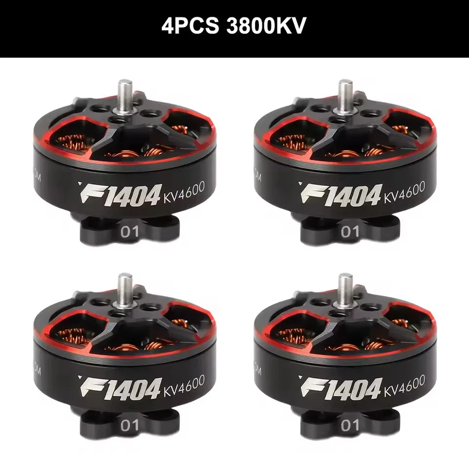 T-Motor F1404 1404 2900 3800 4600KV 3-4S Lipo FPV borstelloze motor 1,5 mm as 2,5-4 inch Cinewhoop Dutcted RC Racing Drones