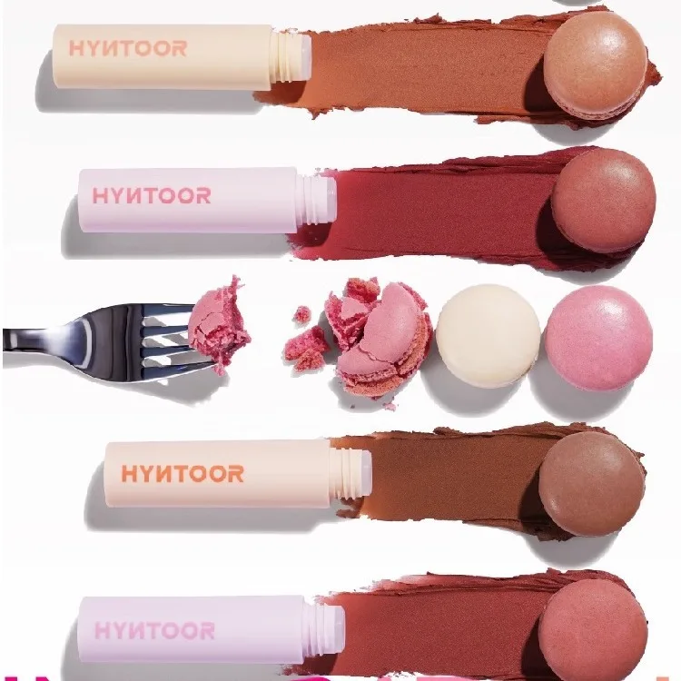 HYNTOOR Macaron Series Matte Lip Glaze Long-lasting and Waterproof Lip Gloss Cloud Air Velvet Liquid Lipstick