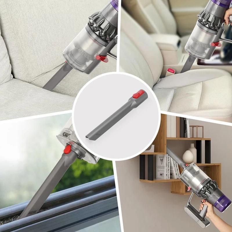 ABJI-For Dyson V15 V12 V11 V10 V8 V7 Vacuum Cleaner, Crevice Tool Horse Hair Dust Brush Vacuum Accessories
