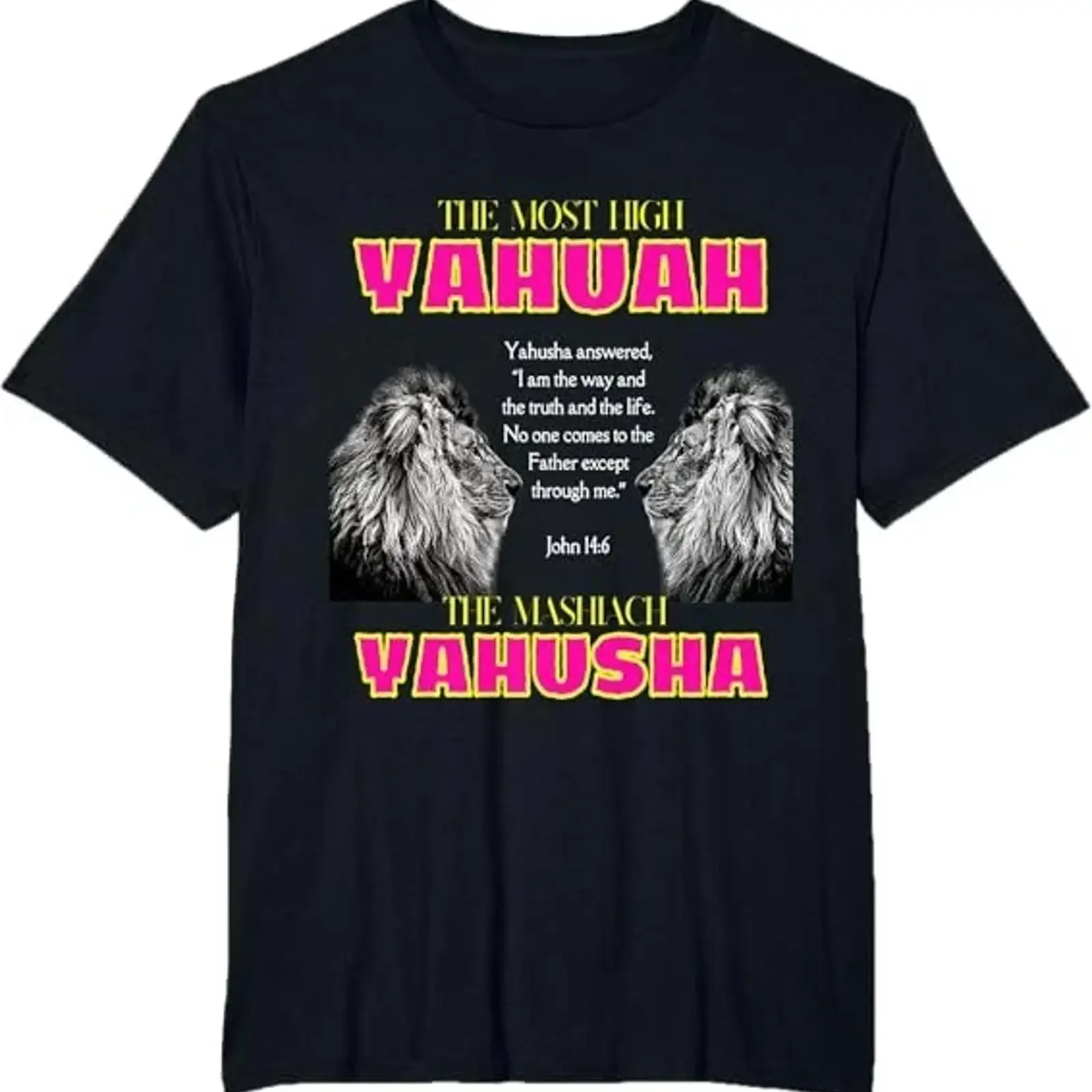 NEW LIMITED The Most High Yahuah And Mashiach Yahusha T Shirt S 5XL vintage Washed Stylish Casual fashion streetwear